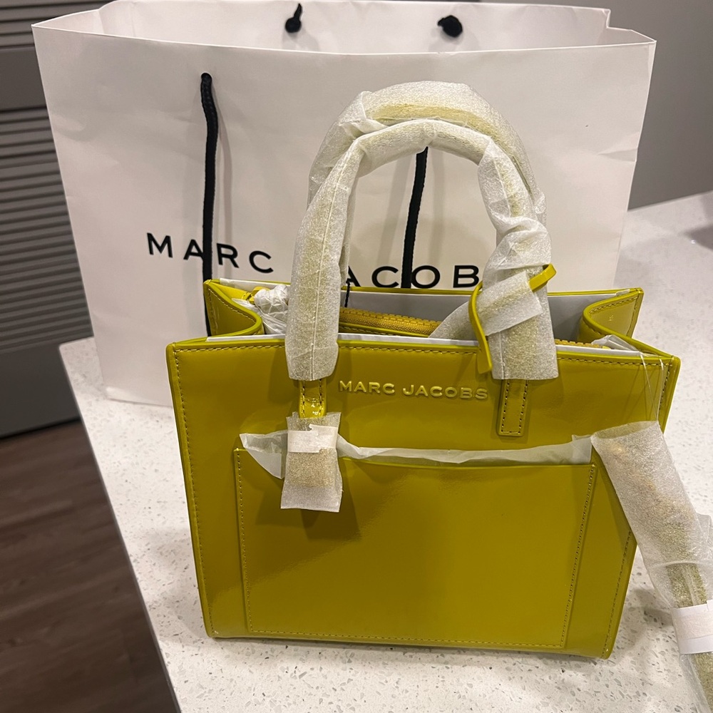 Marc Jacobs Mini Grind Patent Leather Crossbody Bag